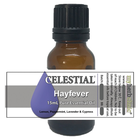 CELESTIAL ® HAYFEVER THERAPEUTIC GRADE PURE ESSENTIAL OIL BLEND ~ ALLERGY SINUS